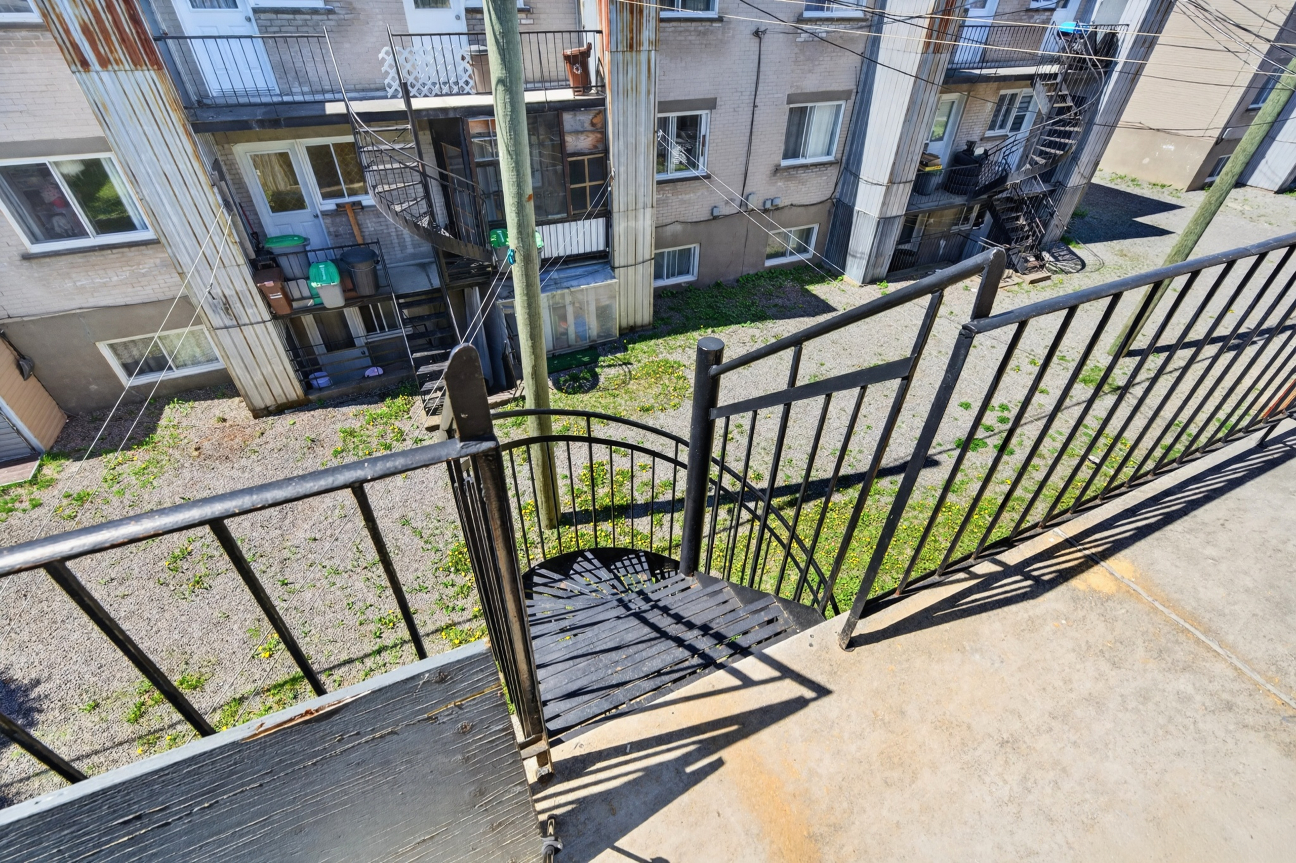 escalier secours